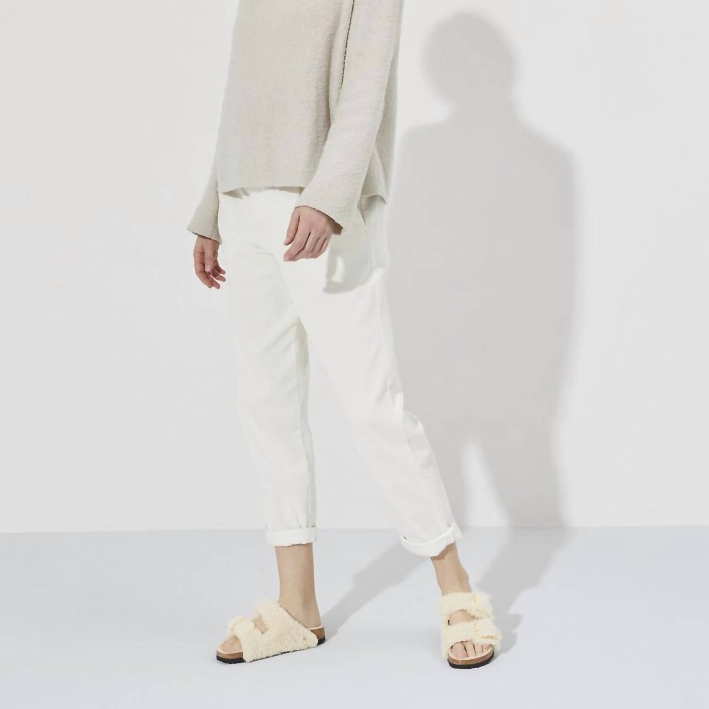 Birkenstock - Women's Arizona Shearling Sandals Narrow