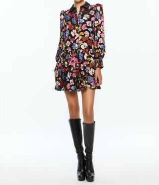 Alice + Olivia - Bertha Mini Shirt Dress