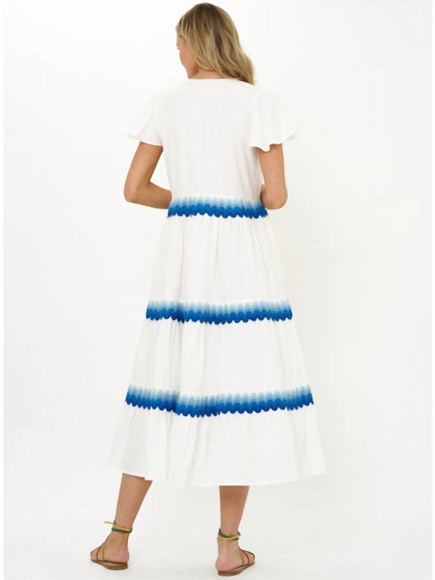 Oliphant - Ric Rac V-neck Maxi Dress