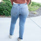 Risen - High Rise Crop Straight Jeans