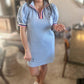 Entro - Diamond Textured Mini Dress