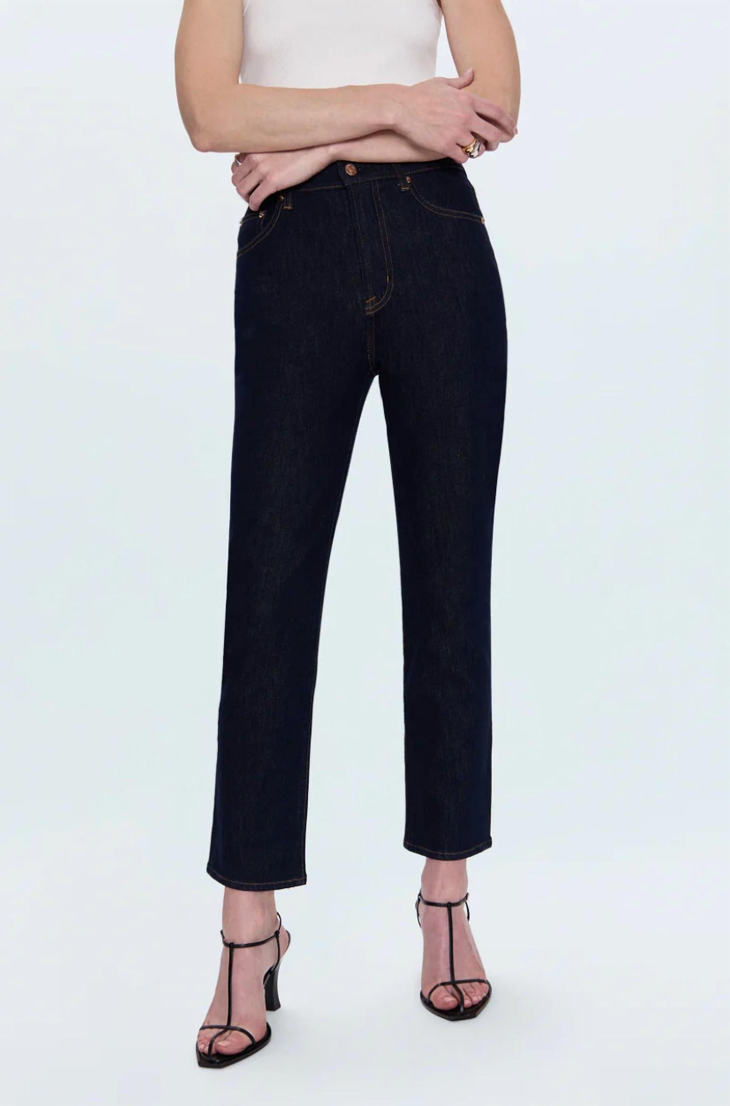 Pistola - Bri Ankle High Rise Slim Straight Leg Jeans