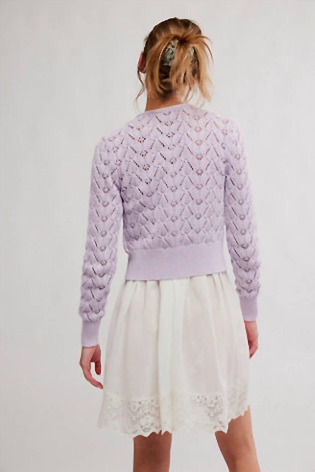 Free People - Pretty In Pointelle Cardigan