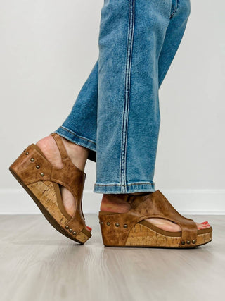 Corkys Footwear - Women's Carley Distressed Wedges