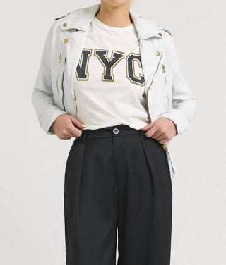 Jakett - Erin Burnished Leather Jacket