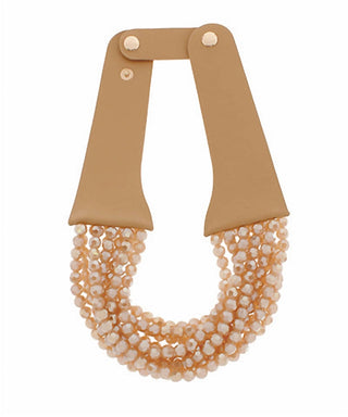 Anb Fashion - Women's Beaded Layered Necklace
