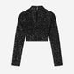 Frame - Cropped Sequin Top