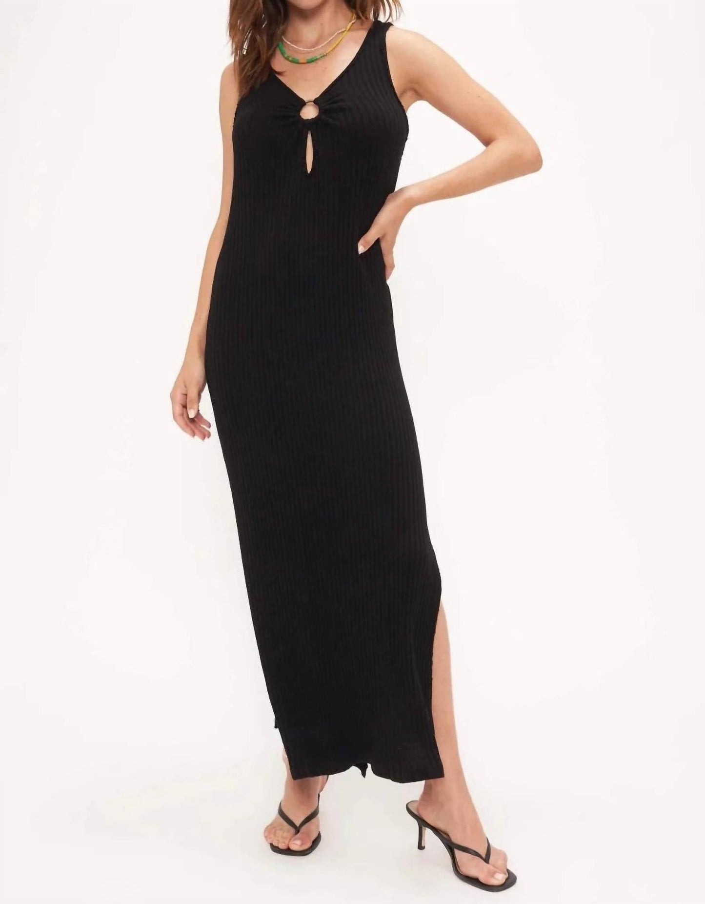 Project Social T - RIBBED SWEATER DRESS