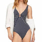 Tommy Hilfiger - Stripe Ring One-Piece Swimsuit
