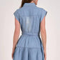 Elan - Denim Button Down Dress