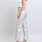 Judy Blue - Faux Leather Straight Pants