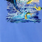 Guy Harvey Men's Short Sleeve Graphic T-Shirt Blue Size Large