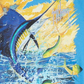Guy Harvey Men's Short Sleeve Graphic T-Shirt Blue Size X-Large
