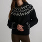 Varley - Sigrid Fairisle Half-Zip Knit Sweater