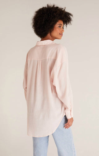 Z Supply - Lalo Gauze Button Up Top