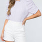 Thml - Annie Ruched Sleeve Textured Top