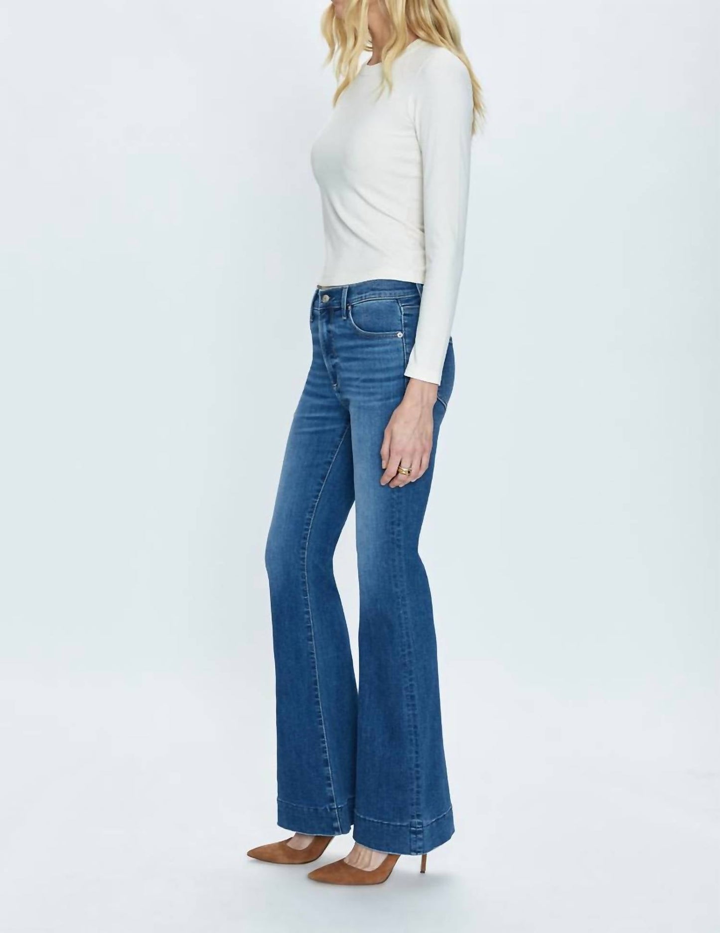 Pistola - Kinsley Mid Rise Ultra Flare Jeans
