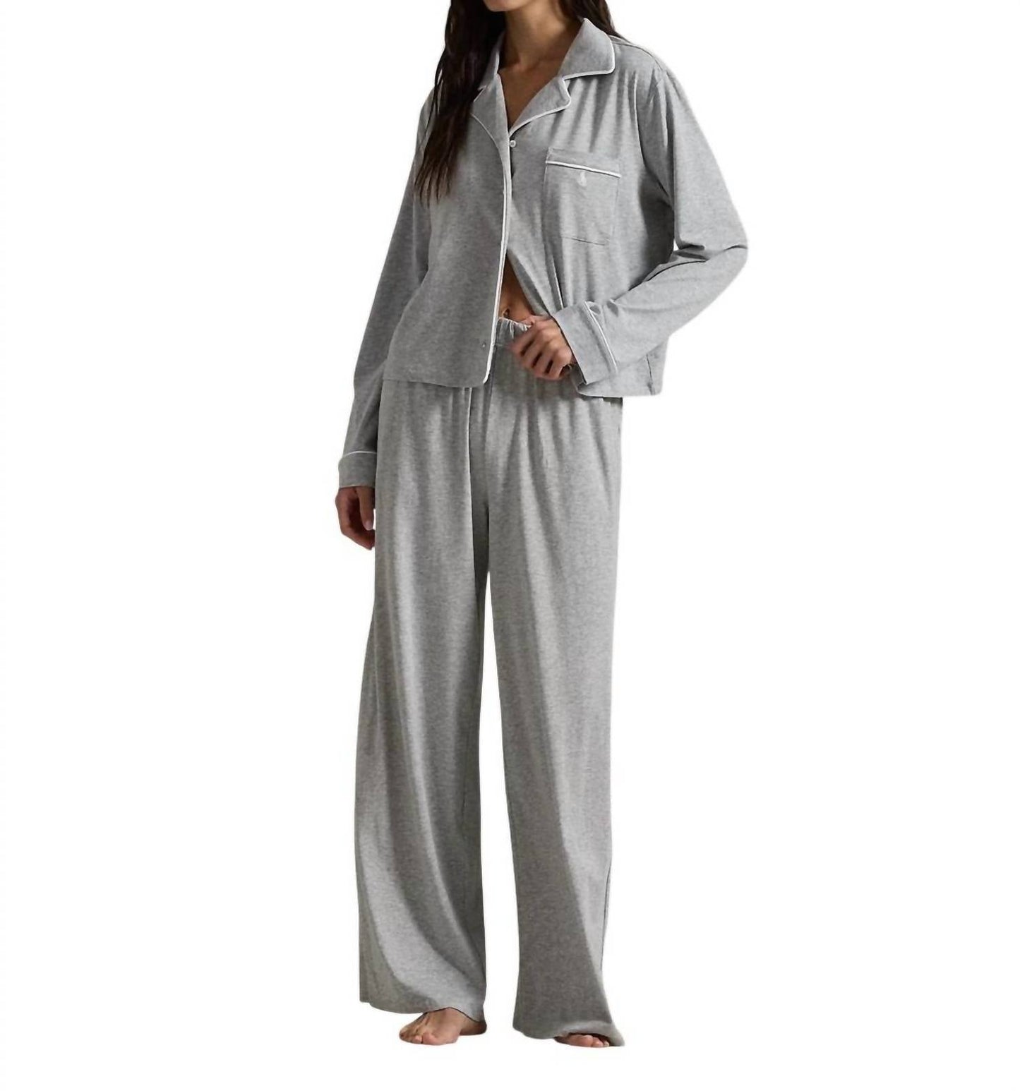 Polo Ralph Lauren - Long-Sleeve Jersey Pajama Set