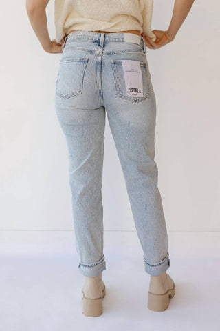 Pistola - Riley Mid Rise Relaxed Girlfriend Jeans