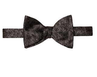 Eton Men's Floral Silk Pre Tied Bow Tie Black Size Regular