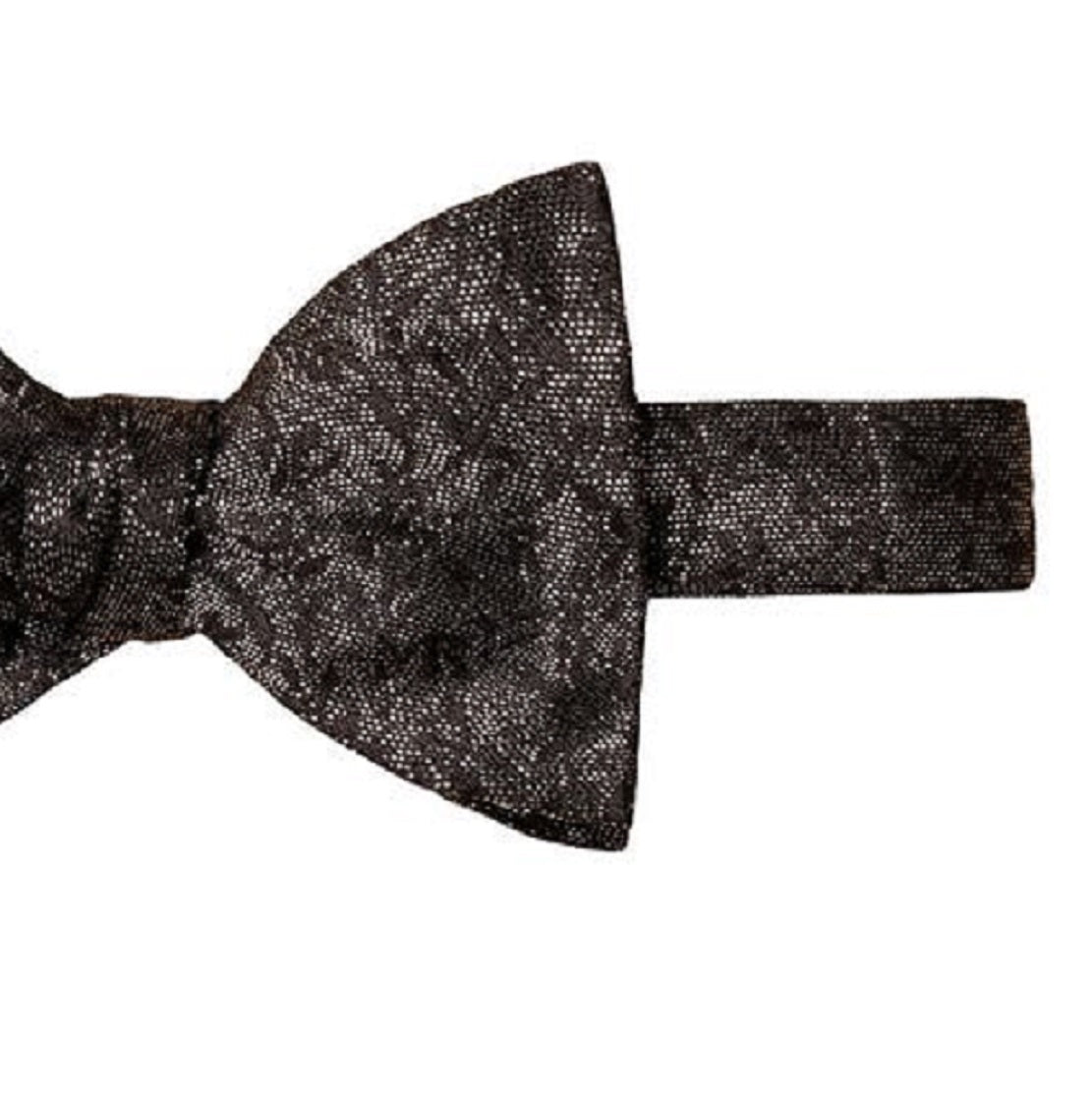 Eton Men's Floral Silk Pre Tied Bow Tie Black Size Regular