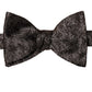 Eton Men's Floral Silk Pre Tied Bow Tie Black Size Regular
