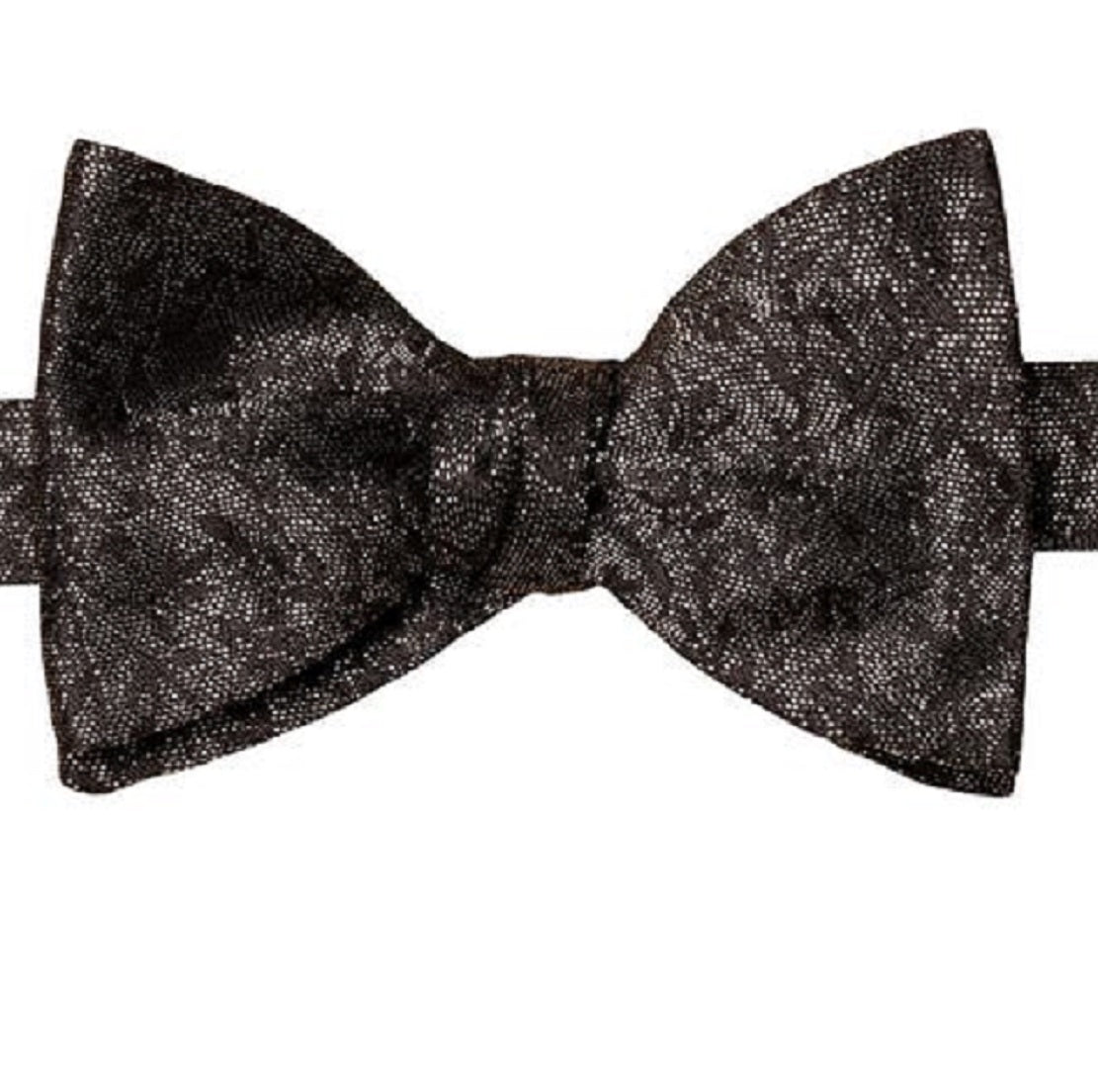 Eton Men's Floral Silk Pre Tied Bow Tie Black Size Regular