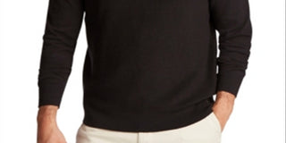 Nautica Men's Navtech Crewneck Solid Sweater Black Size Small