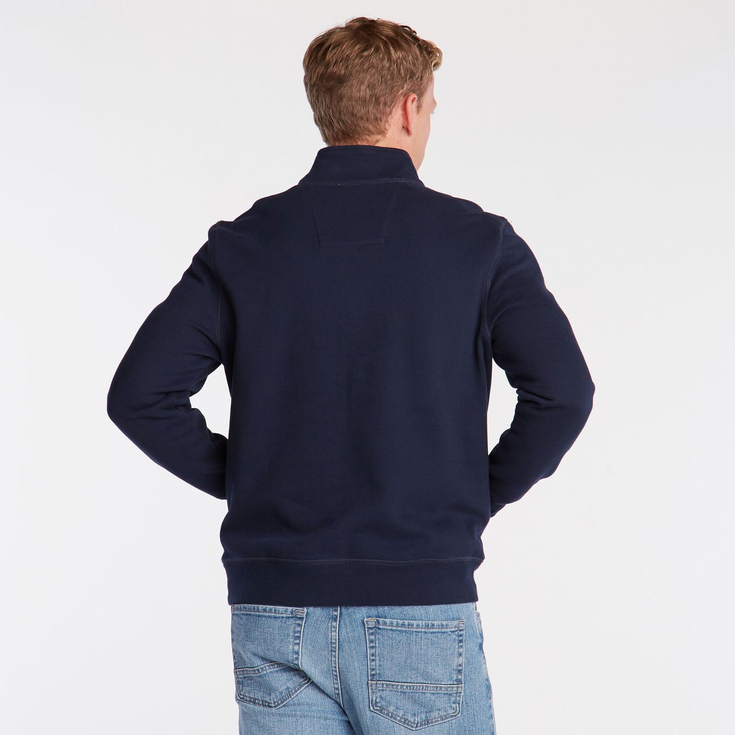 Nautica Men's Big & Tall Quarter Zip Fleece Pullover Blue Size 6XL