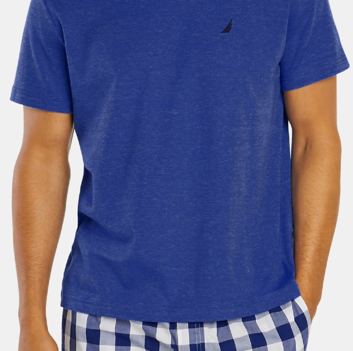 Nautica Men's Pajama T-Shirt Blue Size X-Large