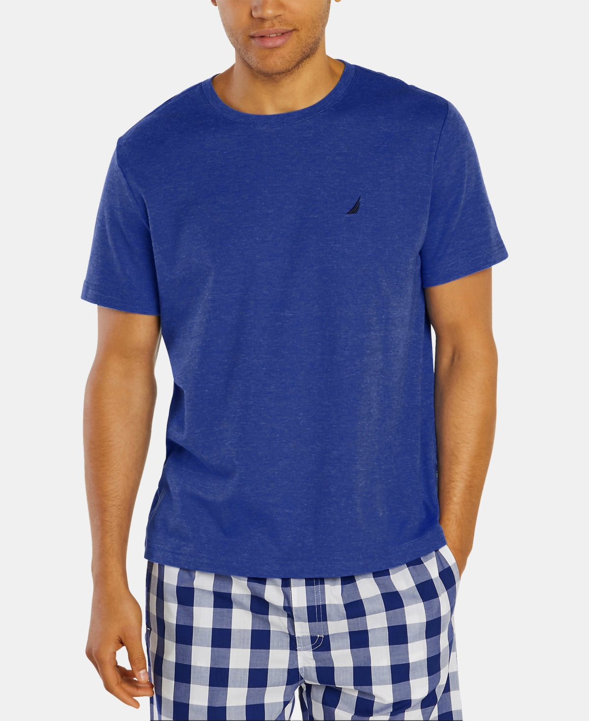Nautica Men's Pajama T-Shirt Blue Size X-Large