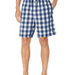 Nautica Men's Cotton Plaid Pajama Shorts Blue Size Large