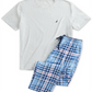Nautica Men's T-Shirt and Flannel Pants Pajama Set Gray Size XX-Large