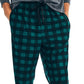 Nautica Men's Cozy Fleece Pajama Pants Green Size Large