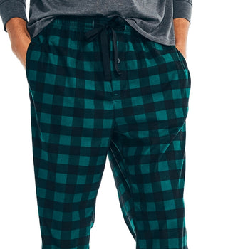 Nautica Men's Cozy Fleece Pajama Pants Green Size Large