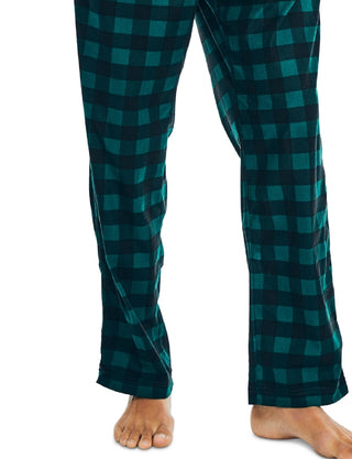Nautica Men's Cozy Fleece Pajama Pants Green Size Large