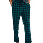 Nautica Men's Cozy Fleece Pajama Pants Green Size Large