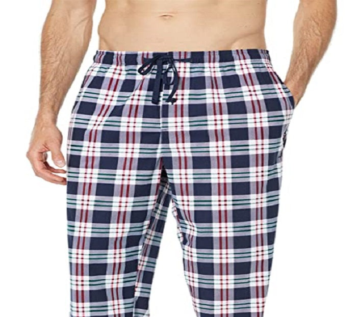 Nautica Men's Sustainably Crafted Cozy Fleece Pants Blue Size Medium