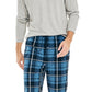 Nautica Men's Sustainably Crafted Cozy Fleece Pants Blue Size Small