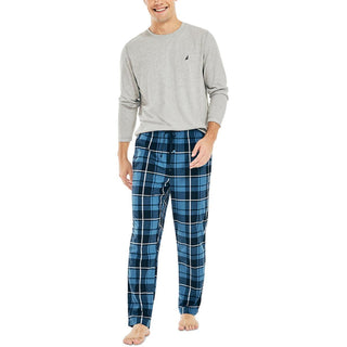 Nautica Men's Sustainably Crafted Cozy Fleece Pants Blue Size X-Large