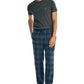Nautica Men's Flannel Pajama Set Gray Size Large