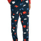 Nautica Men's Classic Fit Polar Bear Print Pajama Pants Blue Size Large