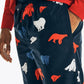 Nautica Men's Classic Fit Polar Bear Print Pajama Pants Blue Size Large