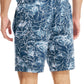 Nautica Men's Classic Fit Sea Floral Print Cotton Sleep Shorts Blue Size X-Large