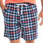 Nautica Men's Classic-Fit Plaid Cotton Sleep Shorts Blue Size XL