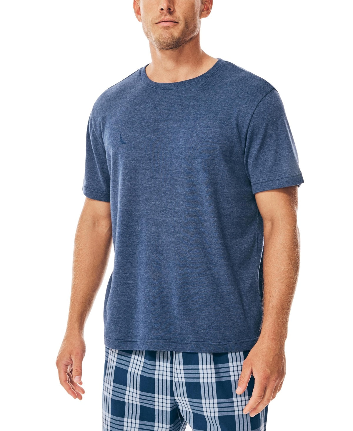 Nautica Men's J Class Sleep T-Shirt Blue Size Medium