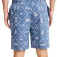 Nautica Men's Aloha Classic-Fit Nautical-Print Cotton Sleep Shorts Blue Size Medium