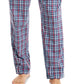 Nautica Men's Check Poplin Pajama Pants Blue Size Large