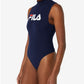 Fila Women's Donata Bodysuit Blue Size X-Large