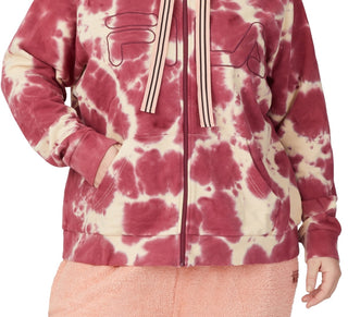 Fila Women's Self Love Zip Up Hoodie Brown